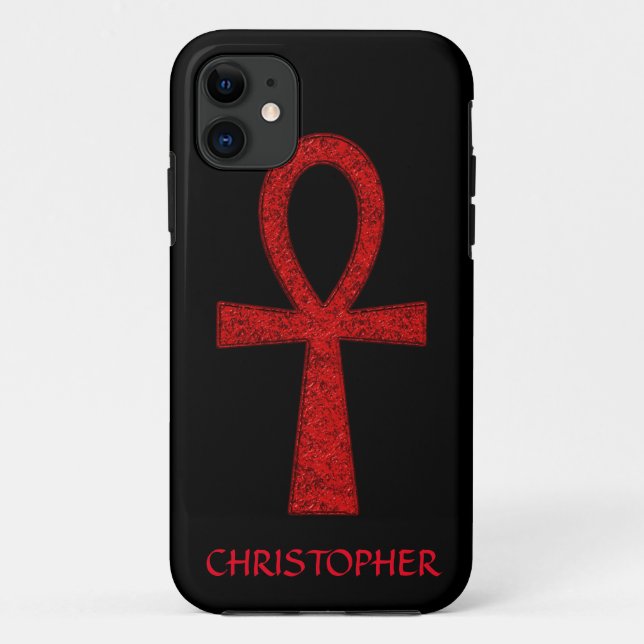 Fall Red Ankh iPhone 5 Case-Mate iPhone Hülle (Rückseite)