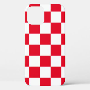 Fall Red White Kroan Schachbretts Case-Mate iPhone Hülle