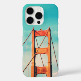 Fall Retro San Francisco Golden Gate Bridge iPhone 16 Pro Hülle