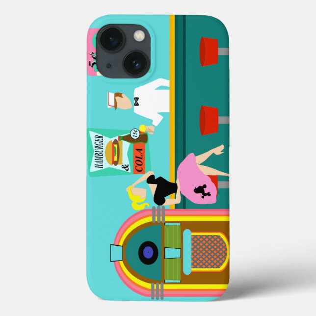 Fall Retro Soda Fountain iPhone 6 Case-Mate iPhone Hülle (Rückseite)