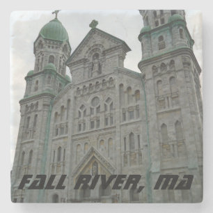 Fall River, MA Church Gothic Architecture Steinuntersetzer