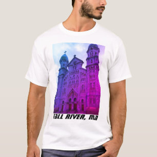 Fall River, MA Romanesque Church T-Shirt