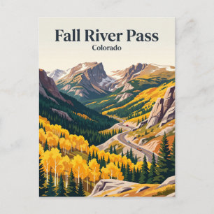 Fall River Pass USA Postkarte