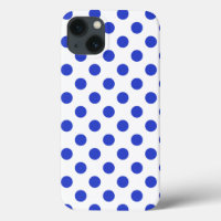 Fall Royal Blue Polka dots Case-Mate iPhone