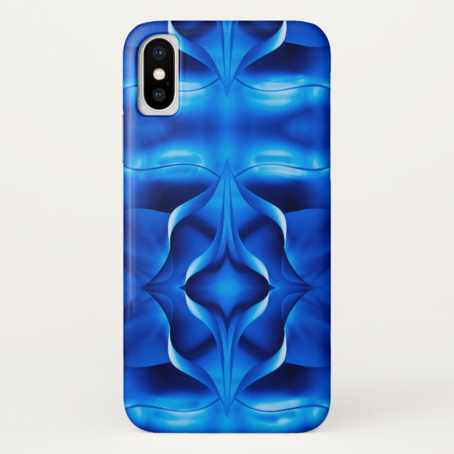 Fall Royal Blues iPhone X Case-Mate iPhone Hülle (Rückseite)
