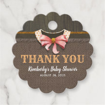 Fall Rustic Country Baby Dusche Vielen Dank