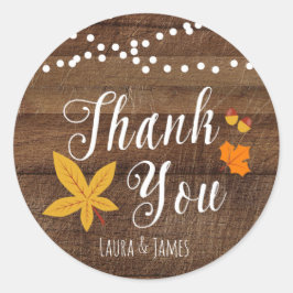 Fall Rustic Danke Stickers