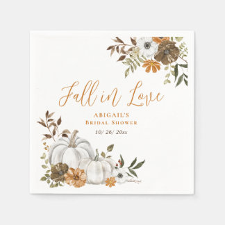 Fall Rustikales Pumpkin-Brautparty Serviette