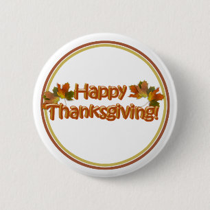 Fall Saisons Bester Glückwunsch Thanksgiving Text Button