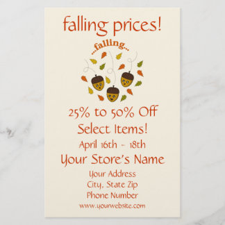 Fall Sale Flyer