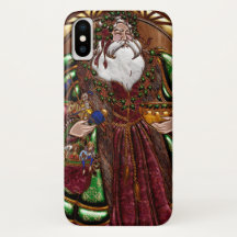 Fall Santa Claus iPhone