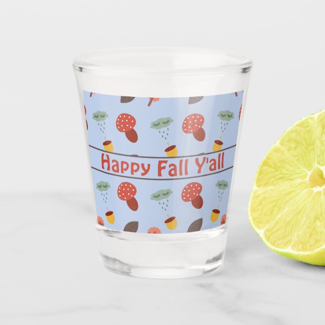 Fall Schnapsglas (Vorderseite)