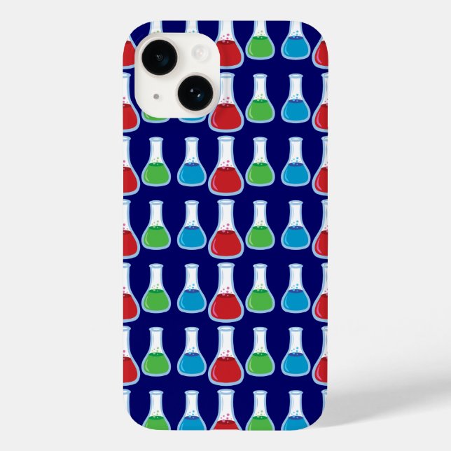 Fall Science Flask iPhone Case-Mate iPhone 14 Hülle (Rückseite)