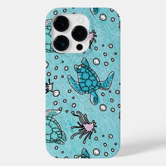 Fall Sea Turtle iPHONE Case-Mate iPhone 14 Pro Hülle (Rückseite)