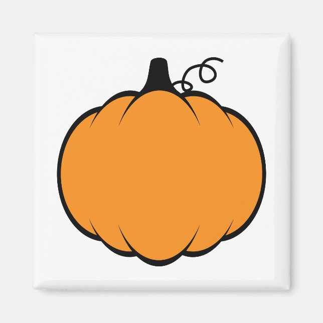 Fall Season Pumpkin Zeichnend Magnet (Vorne)