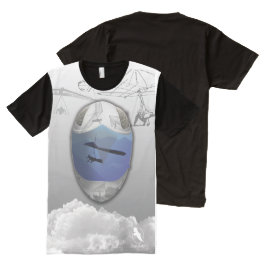 FALL-SEGELFLUGZEUG HG-31 PontoCentral T-Shirt Mit Bedruckbarer Vorderseite