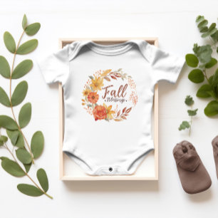 Fall Segen, Fall Vibe Baby Shirt, Erntedank Strampler
