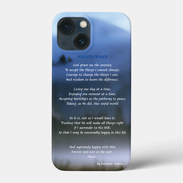 Fall "Serenity Prayer Case-Mate iPhone" iPhone Hülle (Rückseite)
