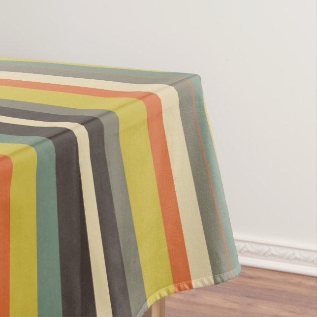 Fall Shades Streifen Tischdecke (Beispiel)