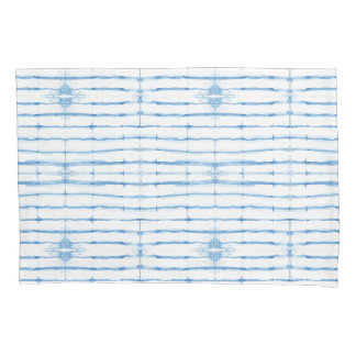 Fall Shibori Gefärbte Krawatte Blue Line Mustermus Kissenbezug