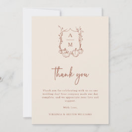 Fall Simple danke Karte