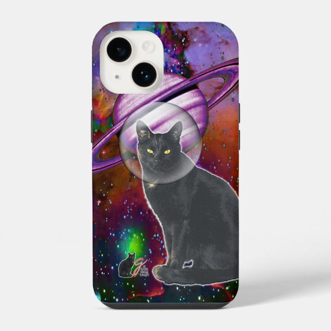 Fall "Space-Cat Cosmo Case-Mate iPhone" iPhone 14 Hülle (Rückseite)