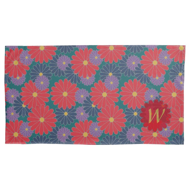 Fall Splashy Fall Floral Pillow Fall Kissenbezug (Vorderseite)