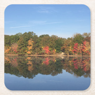 Fall Splendor-Untersetzer Rechteckiger Pappuntersetzer