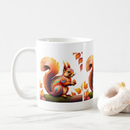 Fall Squirrel Alebrije Kaffeetasse
