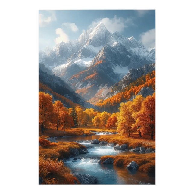 Fall Stream Fotodruck (Vorne)