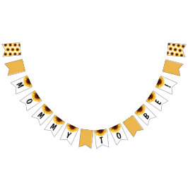 Fall Sunflower Begrüßungsdusche Wimpelkette