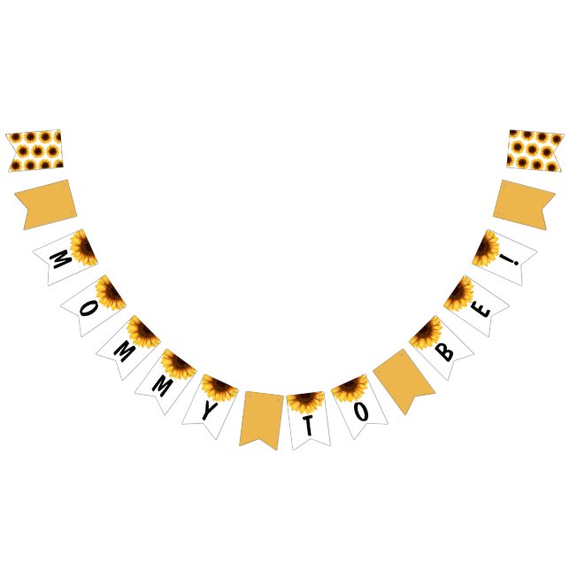 Fall Sunflower Begrüßungsdusche Wimpelkette (Alle)