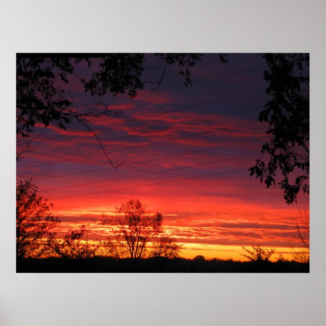 Fall Sunrise Poster (Vorne)