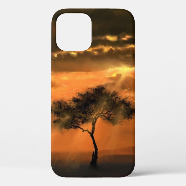 Fall Sunrise Tree Sunams iPhone Case-Mate iPhone Hülle (Rückseite)
