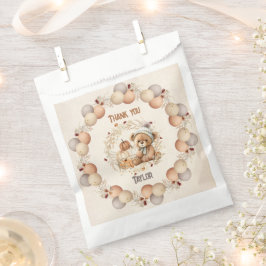 Fall Teddy Bear Birthday Favor Bags Geschenktütchen
