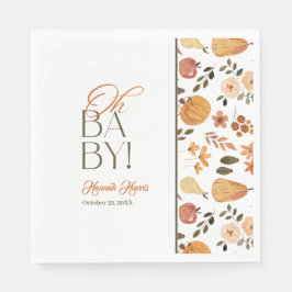 Fall Theme Baby Shower  Serviette