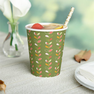 Fall Theme Whimsical Baby Shower Gender Neutral Pappbecher
