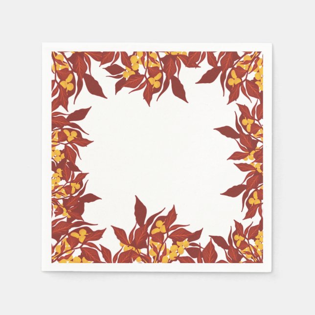 Fall themed paper serviette (Vorderseite)