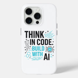 Fall Think Code Build AI | Abdeckung des Tech Buil Case-Mate iPhone Hülle
