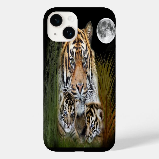 Fall Tiger Case-Mate iPhone 14 Hülle (Rückseite)