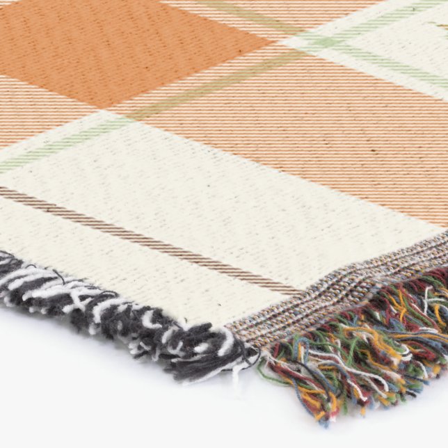 Fall Time Bad Set, kariertes Design Decke (Ecke)
