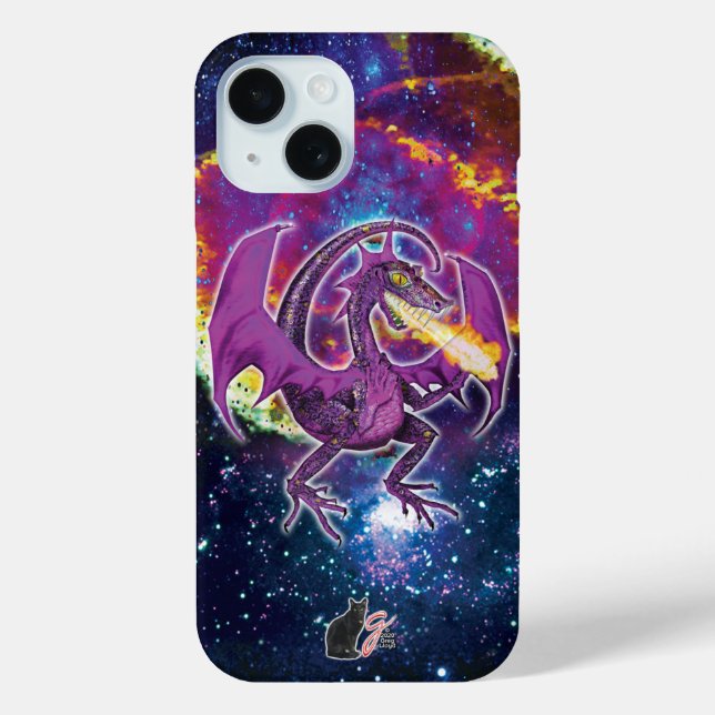 Fall Tourmaline Cosmic Dragon Case-Mate iPhone Hülle (Rückseite)