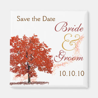 Fall Tree Rett-The-Date Magnet