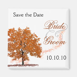 Fall Tree Rett-The-Date-Rust II Magnet