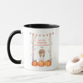 Fall Trees Pumpkins Türkei Erntedank Party Tasse