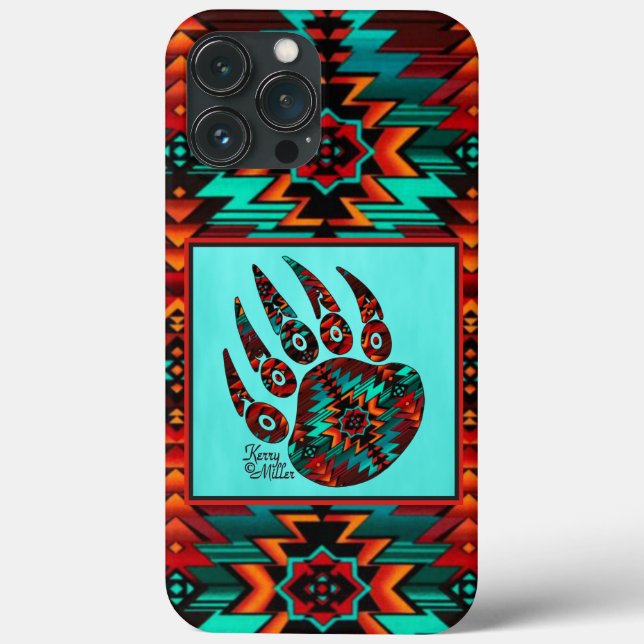 Fall "Tribal Bear Paw Case-Mate iPhone" Case-Mate iPhone Hülle (Rückseite)