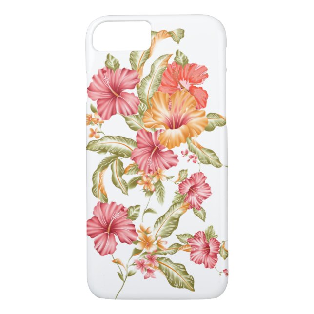 Fall Tropische Blume iPhone 7 Case-Mate iPhone Hülle (Rückseite)