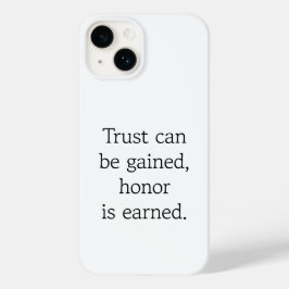 Fall "Trust & Honor iPhone" Case-Mate iPhone 14 Hülle