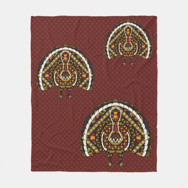 Fall Türkei Fleece Blanket (Vorderseite)
