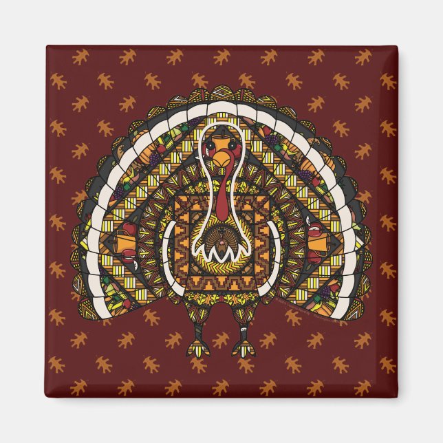 Fall Turkey Magnet (Vorne)